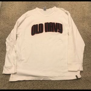 Vintage Old Navy white long long sleeve